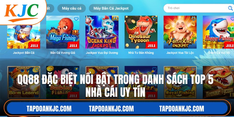 QQ88 đặc biệt nổi bật trong danh sách top 5 nhà cái uy tín